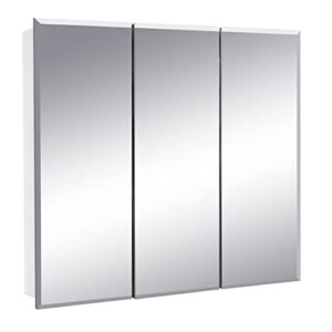 design house 25 inch cyprus bathroom medicine cabinet, wall mounted, mirror, clear gloss, 590331