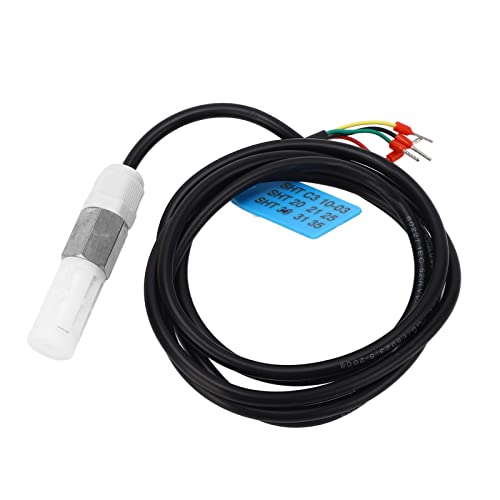 NDNCZDHC Soil Temperature Humidity Sensor -20-100℃ Soil Temperature Probe DC3.3V Soil Humidity Sensor with 300cm Cable