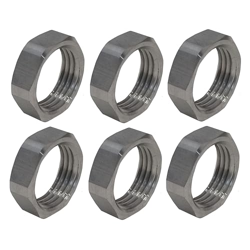 OCS Parts 6-Pack 82027 Nuts for Discharger Tube on Server Food Service Pumps | Condiment Pump Replacement Nut Replaces Server 82027