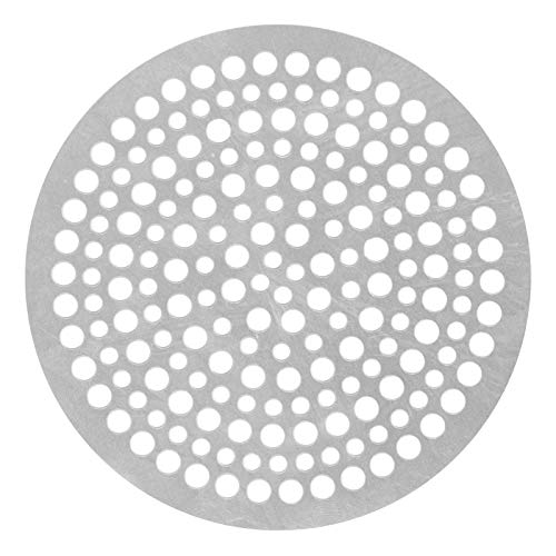 Stainless Steel Shower Drain Hair Catcher, Round Drainage Shower Strainer Mesh Piece Bathtub Catcher Bathroom Floor Drain for Kitchen Bathroom (82mm)