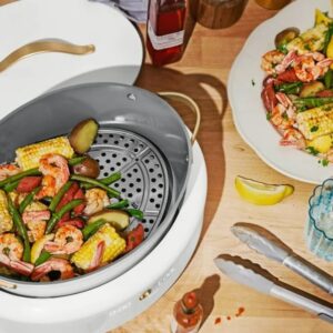 Beautiful 10-in-1 6qt Electric Multi-Cooker by Drew Barrymore 7 Preset Functions, Touch-Activated Digital Display Perfect For Healthy Cooking