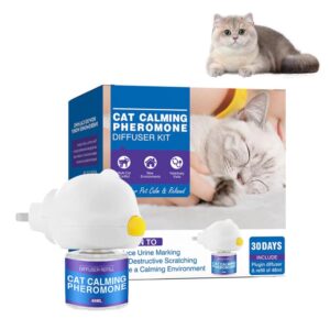 Cat Pheromones Calming Diffuser Long-Lasting Cat Calming Diffuser Safe for Cats of All Ages