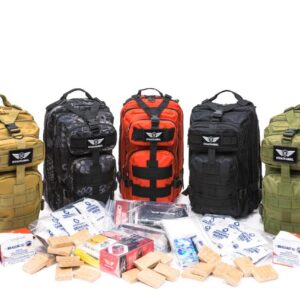 Stealth Angel 1 Person Tan 72 Hour Emergency Kit - Survival Bag for Earthquakes, Hurricanes, and Other Natural Disasters