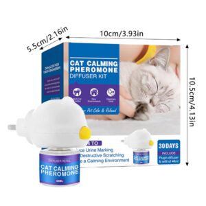 Cat Pheromones Calming Diffuser Long-Lasting Cat Calming Diffuser Safe for Cats of All Ages