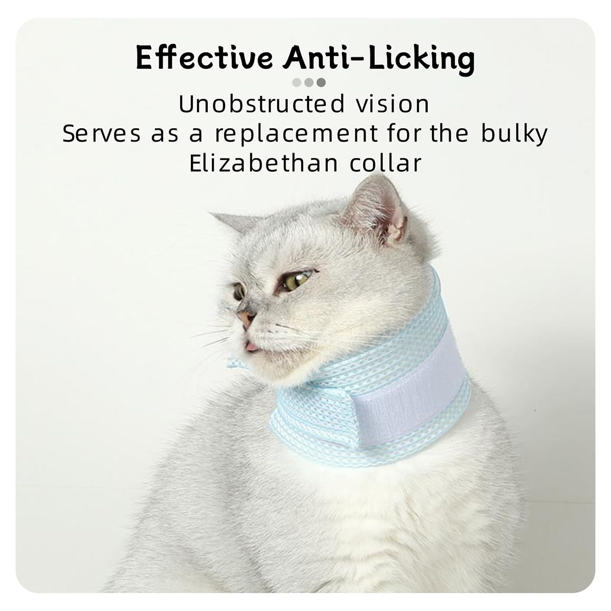 Cat Neck Brace Cover - Breathable & Adjustable Elizabethan Collar for Post-Surgery Recovery Anti-Scratch Anti-Lick Protection, Cervical Cone for Small Medium Large Dogs Puppies Kittens (X-Small,Pink)