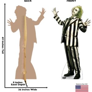 Cardboard People Beetlejuice Life Size Cardboard Cutout Standup - Beetlejuice Beetlejuice (2024 Film)