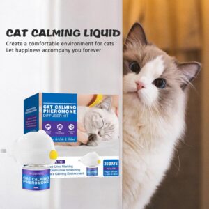 Cat Pheromones Calming Diffuser Long-Lasting Cat Calming Diffuser Safe for Cats of All Ages