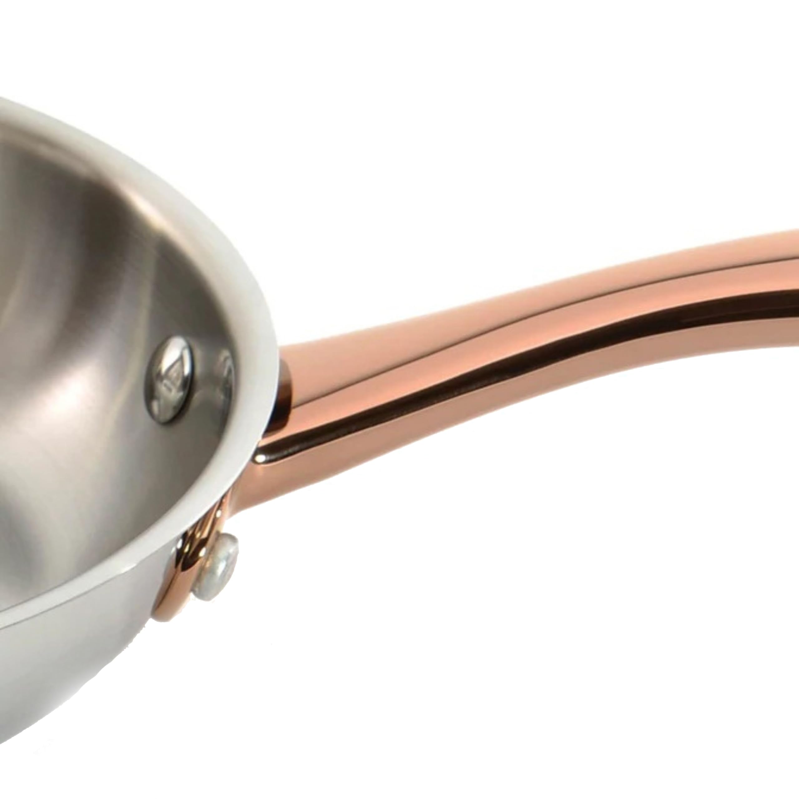 Berghoff Ouro Gold 18/10 Stainless Steel 2Pc Frying Pan Set Rose Gold Handle PFOA-free Induction Pots and Pans