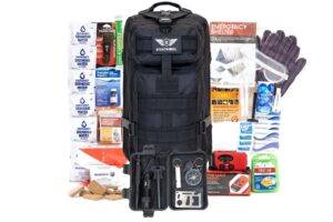 stealth angel 1 person black 72 hour emergency kit - survival bag for earthquakes, hurricanes, and other natural disasters