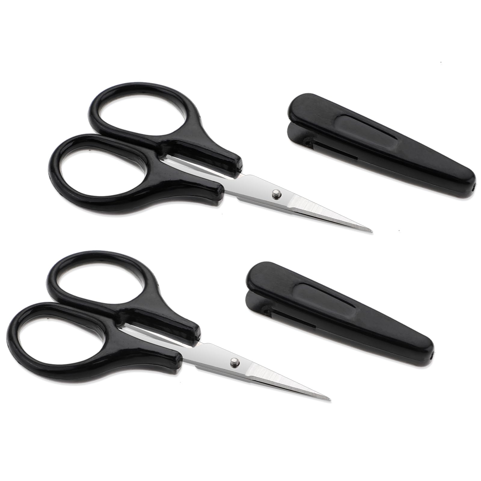 3Pcs Small Scissors All Purpose Craft Scissors Mini Detail Craft Scissors Stainless Steel Scissors with Protective Cover Precision Straight Fine Tips Design for Paper Cutting,Scrapbooking