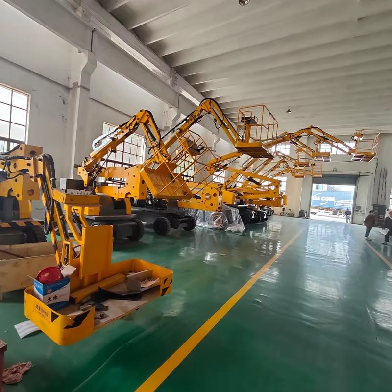 Mobile Folding Crane, Retractable Boom, Lift Platform, Elevating Platform, Adjustable Lift Platform