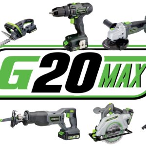 Genesis G20MAX 20V Cordless Drill with Battery and Charger 2-Speed 3/8" Keyless Chuck, 300 in-lb Torque, 23+1 Clutch Settings, 2 Year Warranty