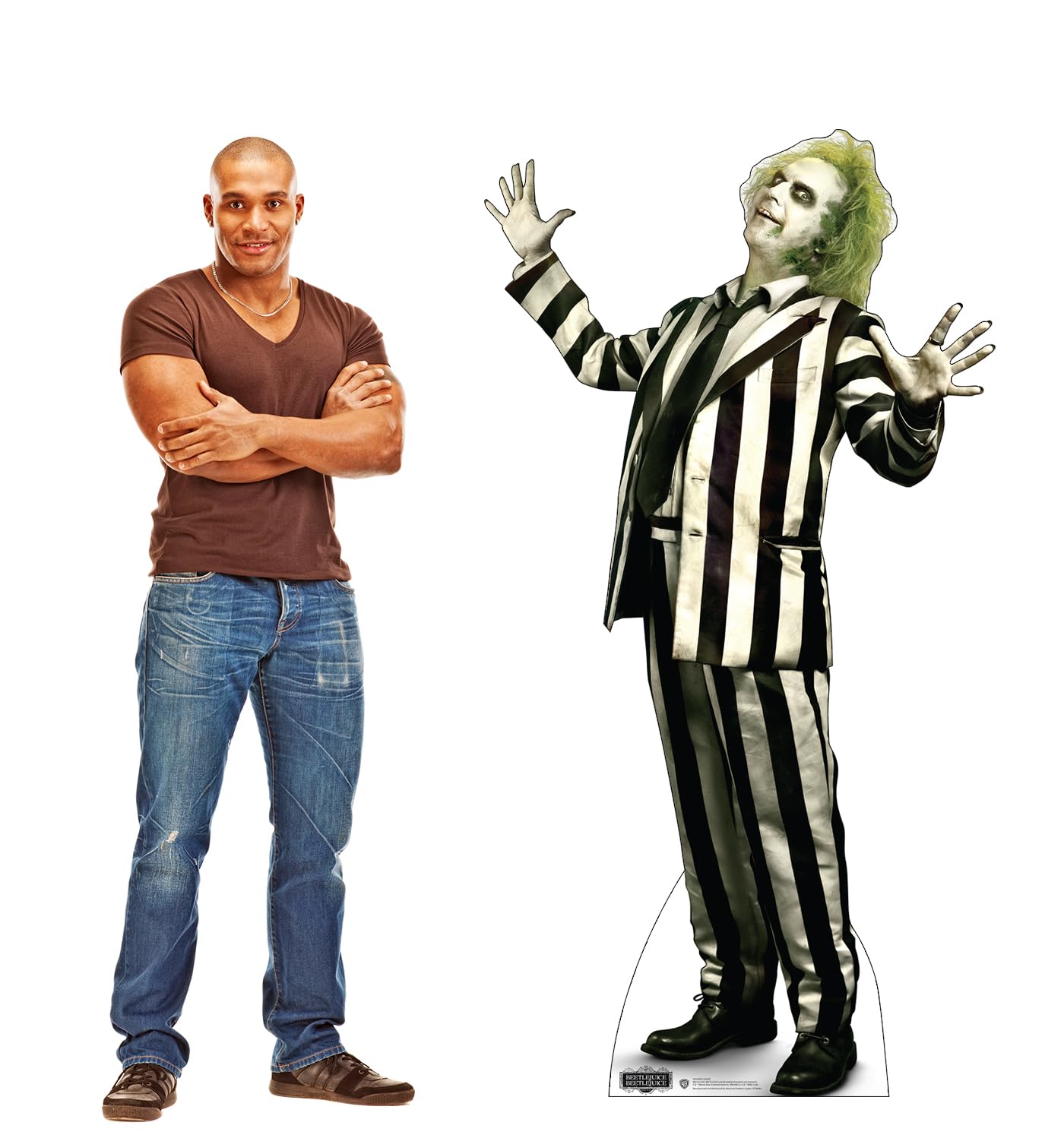 Cardboard People Beetlejuice Life Size Cardboard Cutout Standup - Beetlejuice Beetlejuice (2024 Film)