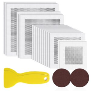 drywall repair patch kit，18 pcs 2/4/6/8 inch aluminum fiber mesh spackle wall reapair patch kit,quick and easy to fix wall hole，wall hole repair patch kit