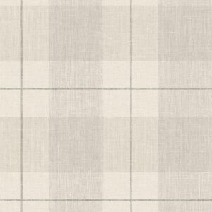 NextWall Lenox Hill Plaid Peel and Stick Wallpaper (Neutral)