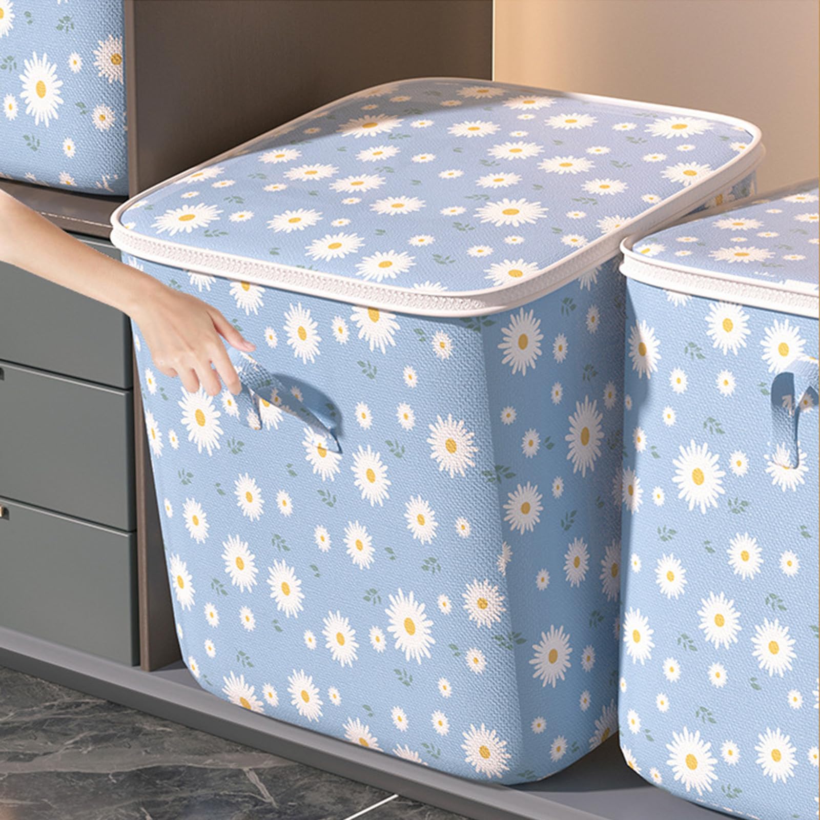 Clothes Storage Bag, Wardrobe Sorting Storage Box Portable Storage Bag Winter Cup Storage Box 25L/50L/110L/140L/180L/210L