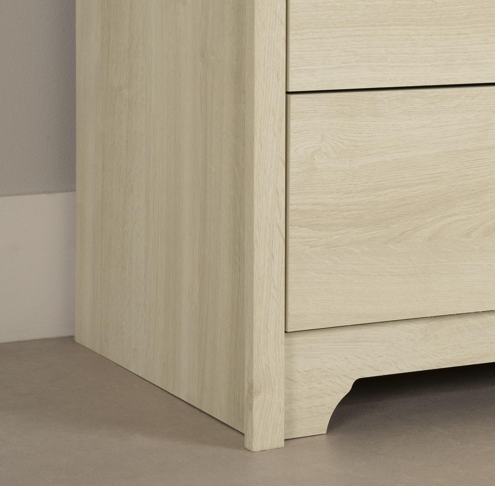 South Shore Fusion 6-Drawer Dresser, Bleached Oak