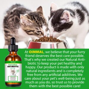 NenMaoKeNu 60ML Antibiotics for Cats, Premium Cat Antibiotics Supplemen, Cats Multivitamin, Natural Antibiotic for Cats, Cat Antibiotic, Cat Antibiotics Supports Immune & Cats Allergy Relief-2 Fl Oz