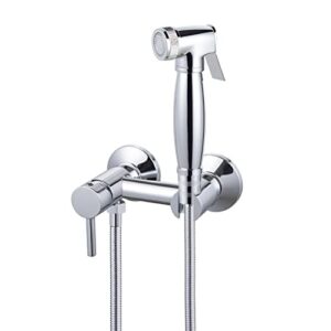 minjing bidet sprayer kit for toilet chrome single function hand held sprayer toilet bidet attachment faucet sprayer kit for toilet