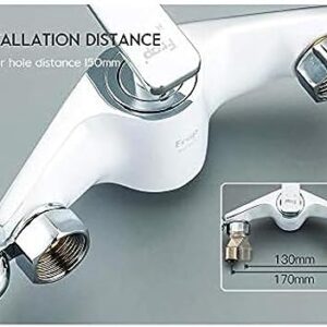 MINJING Faucets, Water-Tap Bath Shower Systems Bidet Wall Mounted Bathroom Shower Tap Bidet Toilet Sprayer Bidet Toilet Washer Mixer Faucet