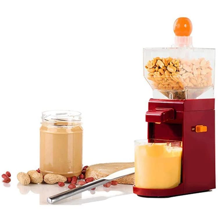 Peanut Butter Maker Nut Grinder, Small Cooking Machine, Home 110V/220V 120W Kitchen Butter Machine