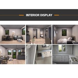 Fast Build Foldable and Expanded Container House Vacation Room with Bathroom Tiny House 40ft Prefabricated House