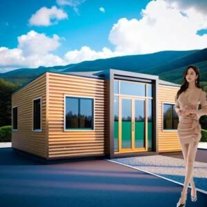 Easy to Maintain Tiny Homes Cheap Tiny Homes Prefabricated 20Ft Houses China Container House with Steps