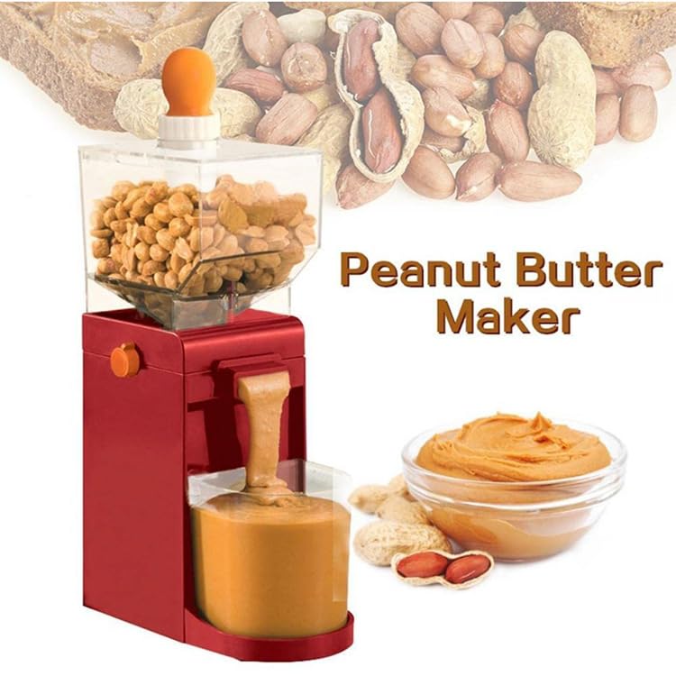 Peanut Butter Maker Nut Grinder, Small Cooking Machine, Home 110V/220V 120W Kitchen Butter Machine