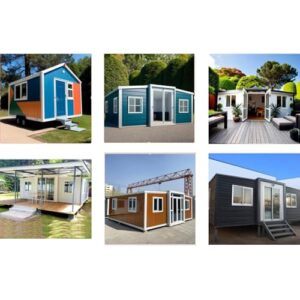 Easy to Maintain Tiny Homes Cheap Tiny Homes Prefabricated 20Ft Houses China Container House with Steps