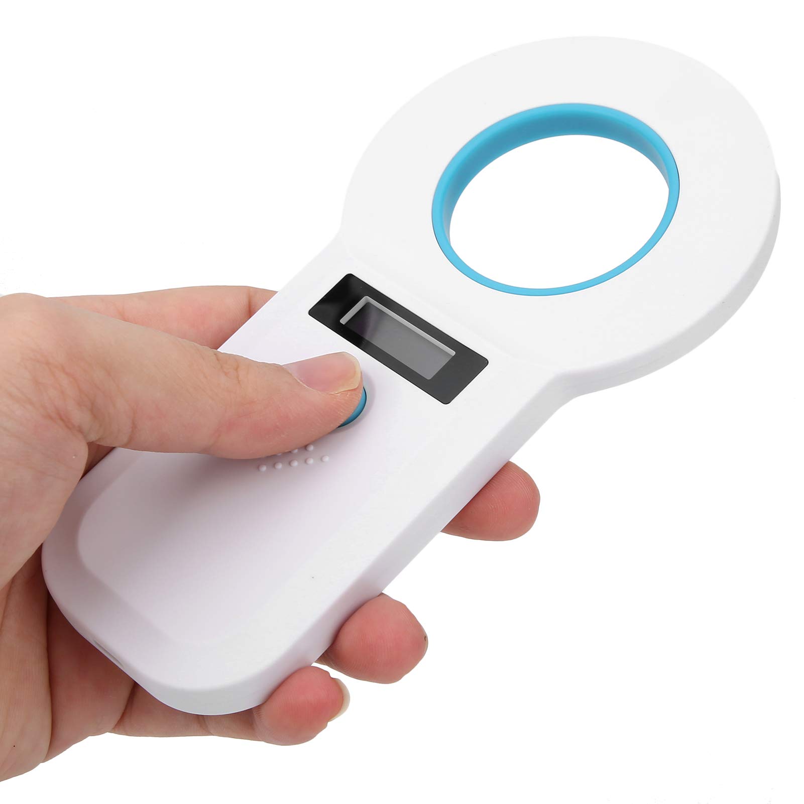 Pet Microchip Reader Scanner, EMID Animal Handheld Reader, Rechargeable Animal Tag Reader for Dog Pet Cat Pig Animal