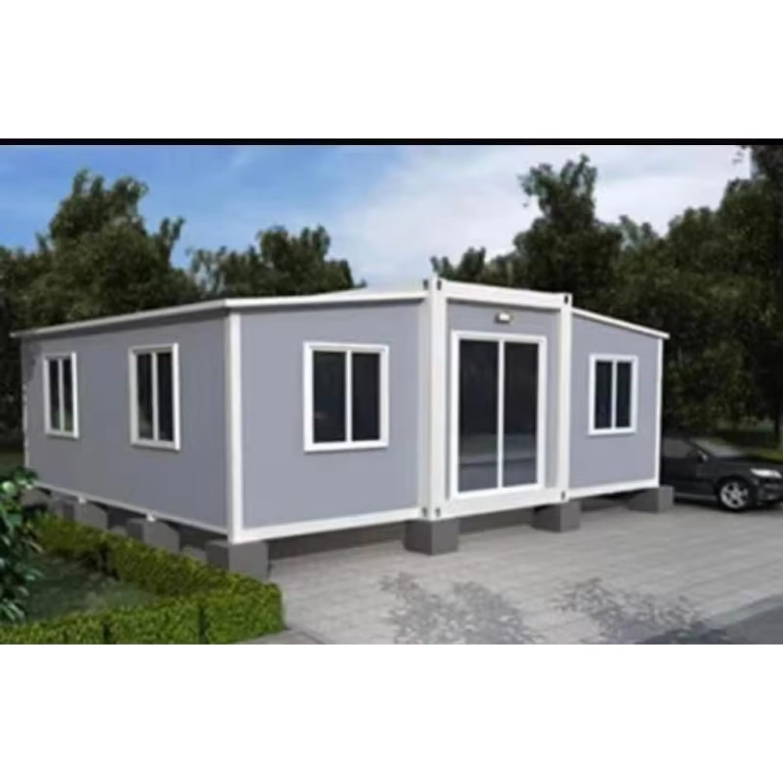 Modular Expandable Homes 20 ft 40 ft Expandable 2 Bedroom Container House Home Australia Expandable Tiny House