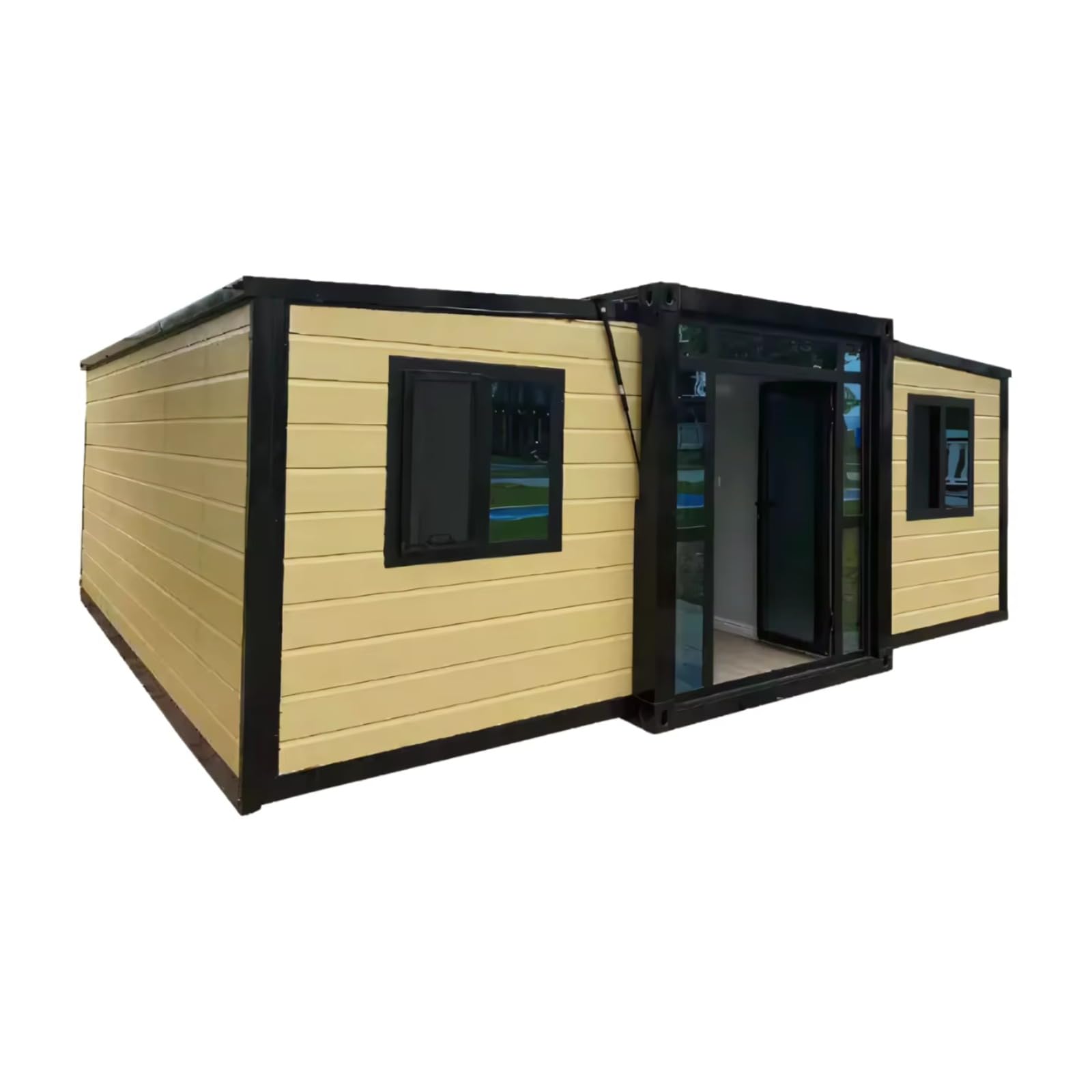 Other Prefab Houses 2 Bed 1 Bath Home 30FT Expandable Folding Mobile Tiny House Prefabricated with Container House