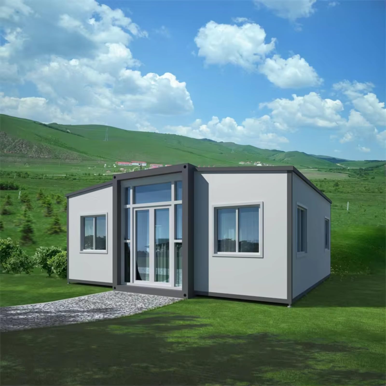 Luxurious Pre Fab Wooden Cabin Houses Expanding Modular Tiny Hous EU Standard to Live in