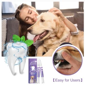 Pet Oral Repair Gel, Pet Oral Repair Gel for Dogs, Pet Oral Restoration White Gel, Pet Oral Restorative Gel, Pet Breath Freshener Gel, for Dogs & Cats (2PCS)