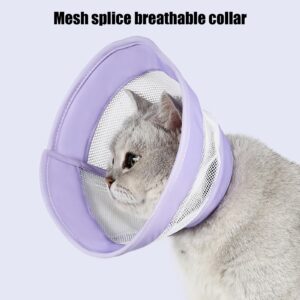 Ldbuejiaja Antiscratch Injury Elizabethan Collar for Cats Dogs Collar Pet Wound Recovery Licking Cats Collar