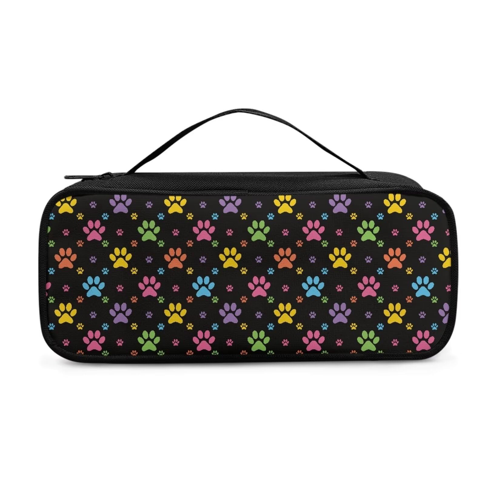 Rnyleeg Stethoscope Case Cute Cartoon Dog Paws Print Stethoscope Carrying Case Lightweight Stethoscope Storage Bag with Extra Room for Bandage Scissors and Penlights