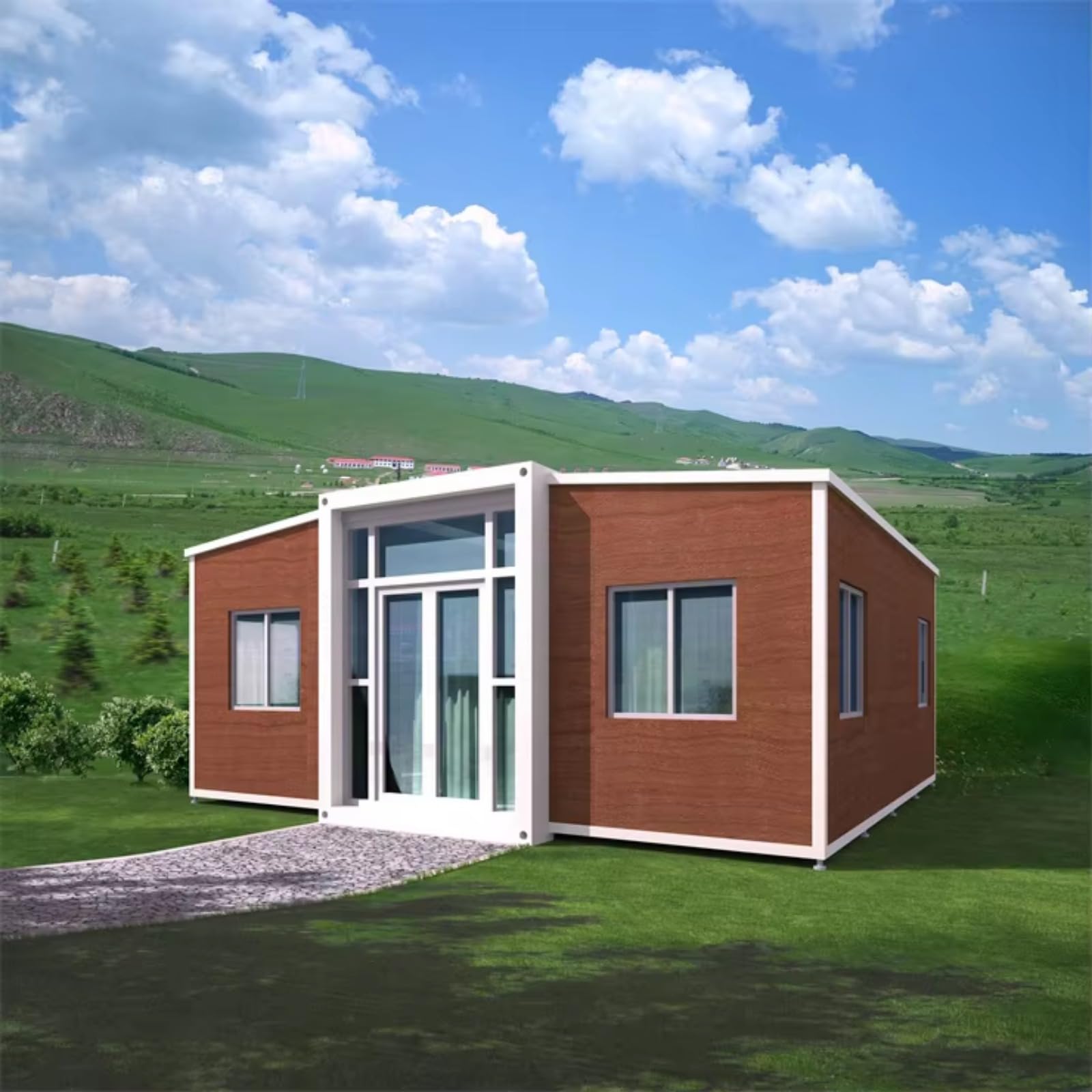 Luxurious Pre Fab Wooden Cabin Houses Expanding Modular Tiny Hous EU Standard to Live in