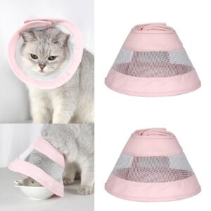 Ldbuejiaja Antiscratch Injury Elizabethan Collar for Cats Dogs Collar Pet Wound Recovery Licking Cats Collar