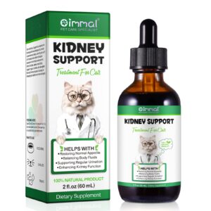 alivo liver support for cats, liver and kidney support for cats with natural herbal extract helps balance cats liver & kidneys health, natural pet herbal supplement for cats - 60 ml