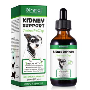 liver support for dogs, liver and kidney support for dogs with natural herbal extract helps balance dogs liver & kidneys health, pet supplement - liver support drops to improve dog energy - 2 fl.oz