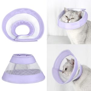 Ldbuejiaja Antiscratch Injury Elizabethan Collar for Cats Dogs Collar Pet Wound Recovery Licking Cats Collar