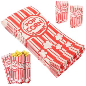 luxylei paper popcorn bags 100 pack popcorn bags bulk popcorn containers movie night supplies reusable popcorn bags for party events gatherings