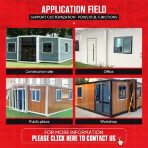 Other Prefab Houses 2 Bed 1 Bath Home 30FT Expandable Folding Mobile Tiny House Prefabricated with Container House