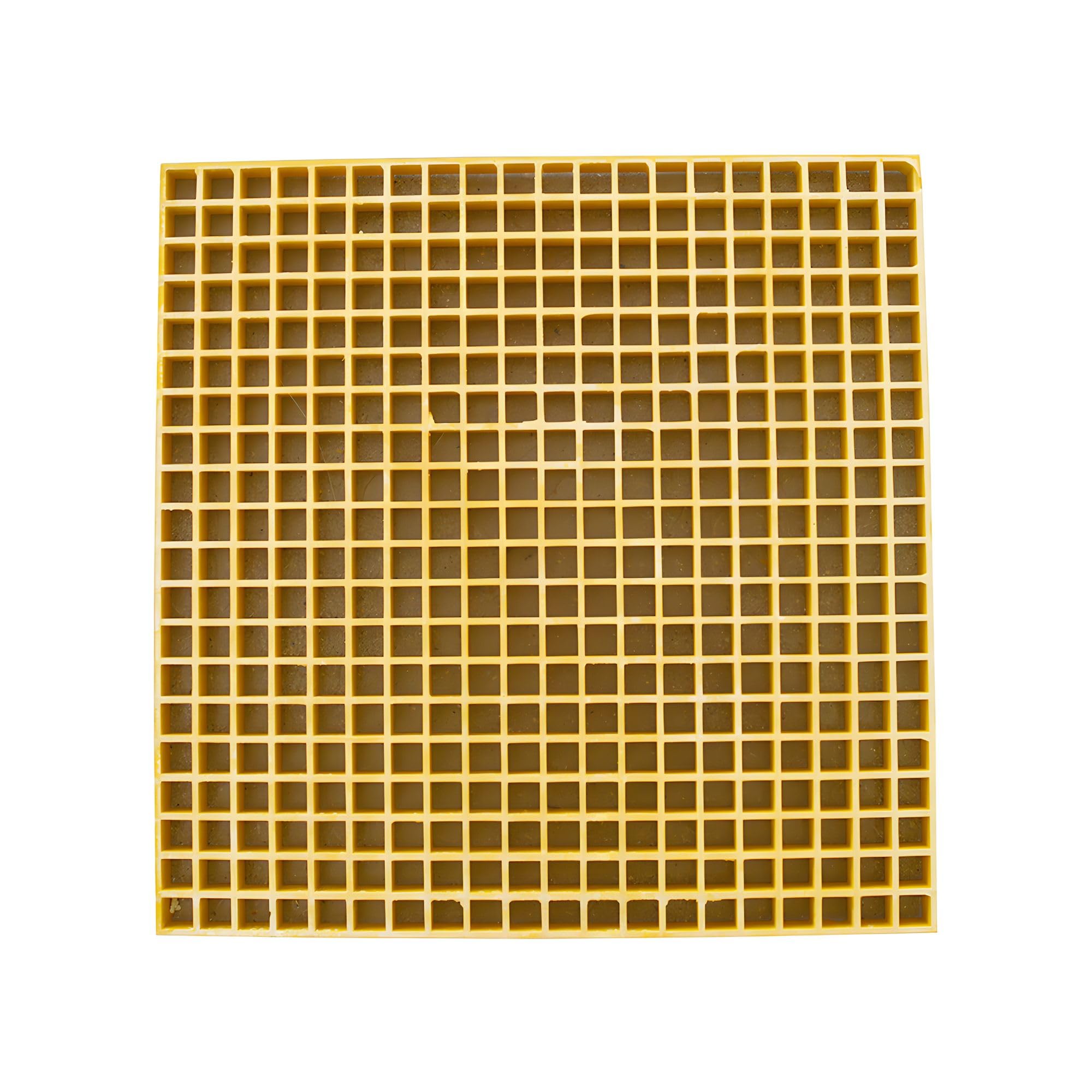 Banfluxion 31.9"x31.9" Fiberglass Floor Grating Car Wash FRP Grating 0.5 tons Bearing Capacity Yellow