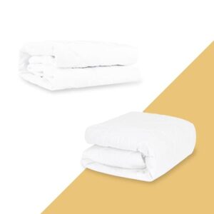 bundle safe and sound waterproof quilted mattress pad + waterproof mattress pad