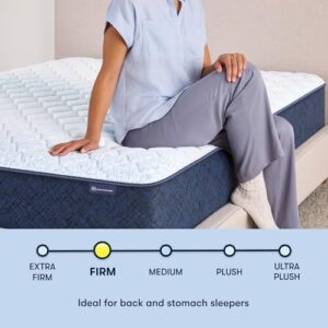 Serta Sleeptrue Firm 11" Full Hybrid Mattress in a Box, Cooling, Breathable, and Pressure Relieving - 100 Night Trial, CertiPUR-US Certified and 10 Year Limited Warranty