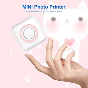 YDuupxe Mini Printer ABS Smart Pocket Thermal Picture Printer USB Photo Printer iOS (P-3)