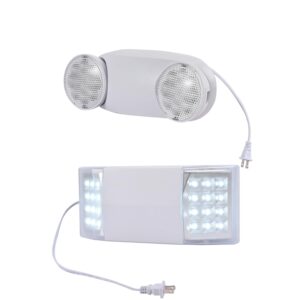 apmeetlux 200lm 4hours plug emergency lights with battery backup emergency lighting for business home power failure