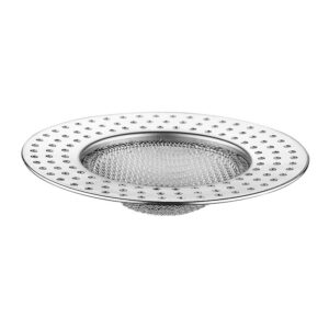 Bathtub Drain Hair Catcher, Fast Drain Shower Drain Hair Catcher, Stainless Steel Drain Protector for Bathroom Pop-up Drain, Kitchen and General Drain (4 PCS，Outer Diameter 3.07in/Inner Diameter 2in)