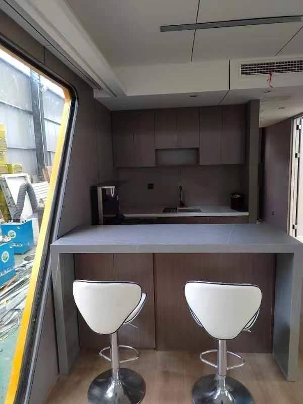 Futuristic Mobile Capsule Home - 1 Bedroom, Full Bathroom, Kitchen & Living Area - Sleek Portable Cabin